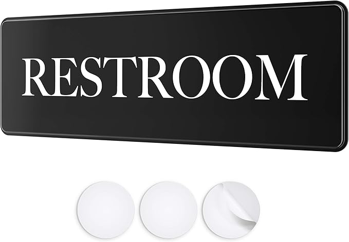 Restroom Sign - Ideal Bathroom Signs by AssuredSigns