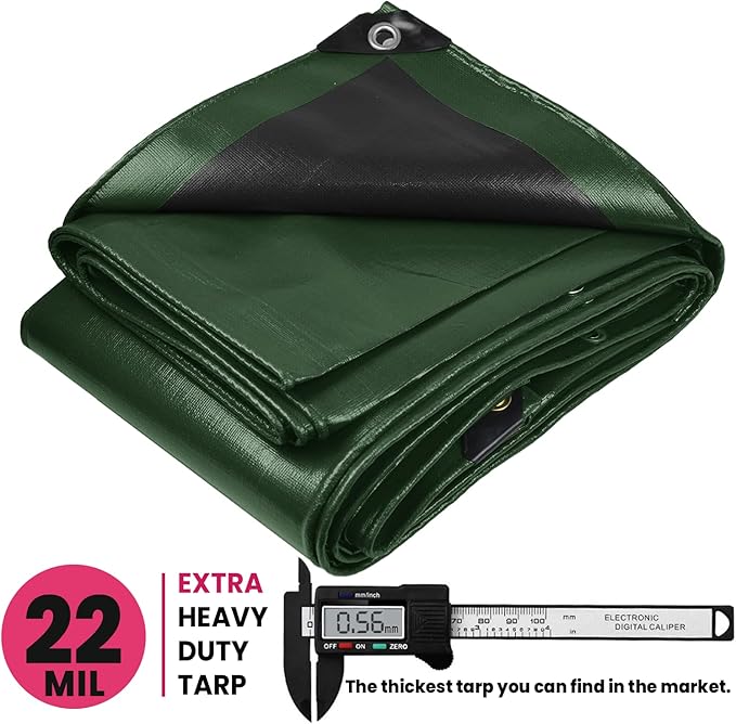 PROTARP Extreme Heavy Duty 22 Mil Tarp Cover, Waterproof, UV Resistant - Image 2