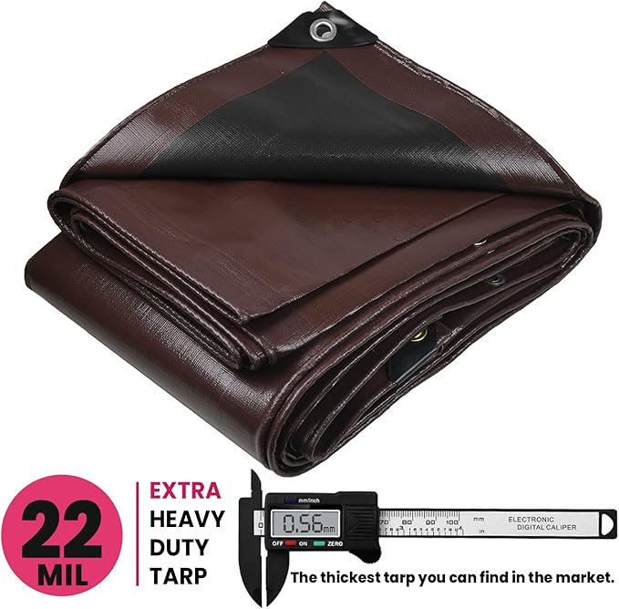PROTARP Extreme Heavy Duty 22 Mil Tarp Cover, Waterproof, UV Resistant - Image 2