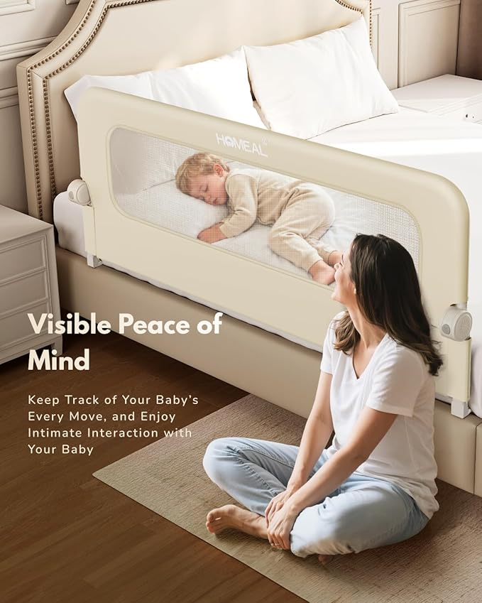 HOMEAL Toddler Bed Rails - Image 7