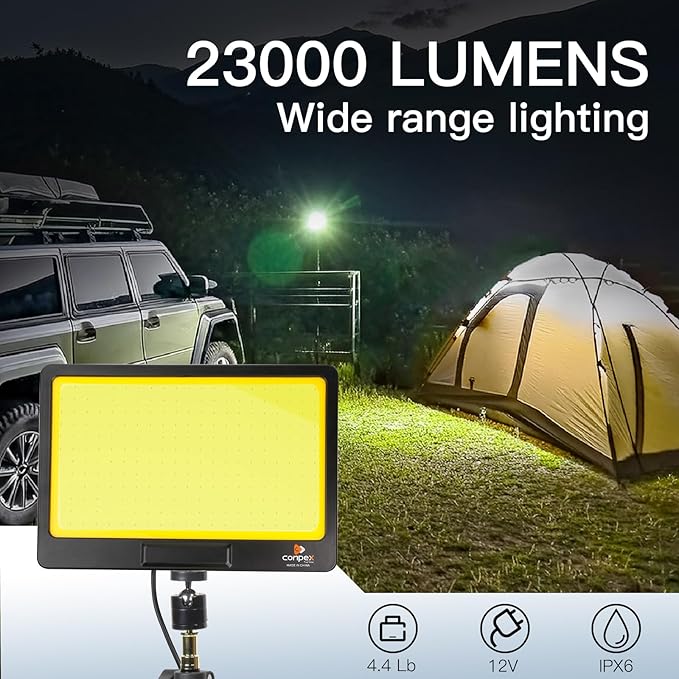 CONPEX Corded Led Camping Lights 23000 Lumens Telescoping Camping Light Tripod - Image 2