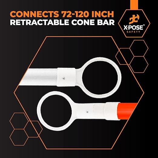 Xpose Safety Heavy-Duty White Plastic Connector Rings | Universal Replacement - Image 5