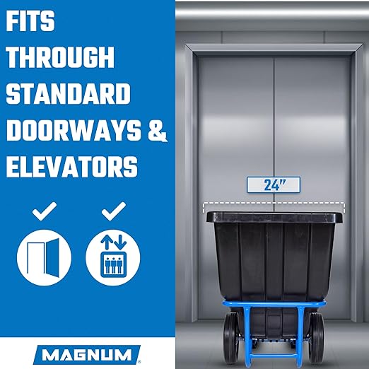 Tilt Truck, 1/2 Cu. Yd. Capacity Dump Cart - Image 4