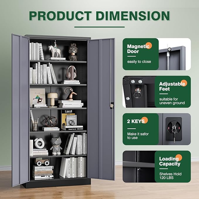 Letaya Metal Garage Storage Cabinets - Image 6