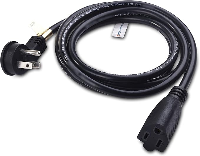 Cable Matters 2-Pack Low Profile Flat Plug Extension Cord 6 Feet - Image 2