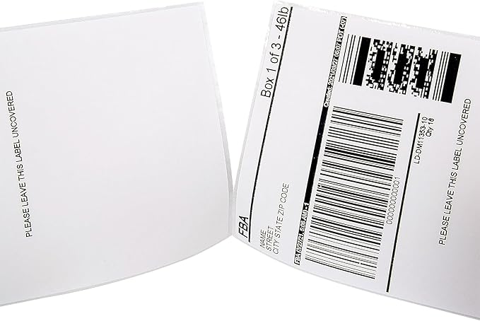 L LIKED 4 x 6 Thermal Labels Fanfold, 5000 White Shipping Mailing Labels - Image 4