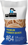 3-1/2" x 1/4'' - Size #64 - Rubber Band Depot - Everyday Rubber Bands, Business by The+Office-Pros