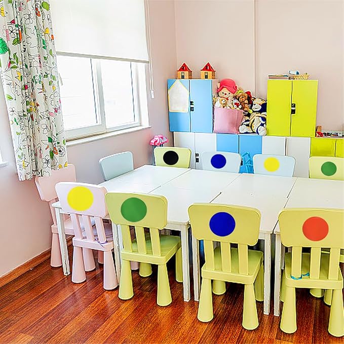 5inch Colored Moving Large Round Labels-20PCS Circle Labels Dots Stickers - Image 4