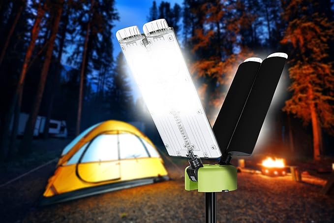 PowerSmith Voyager PVLR8000A-C 8000 Lumen Collapsible Cordless Tripod LED Work - Image 9