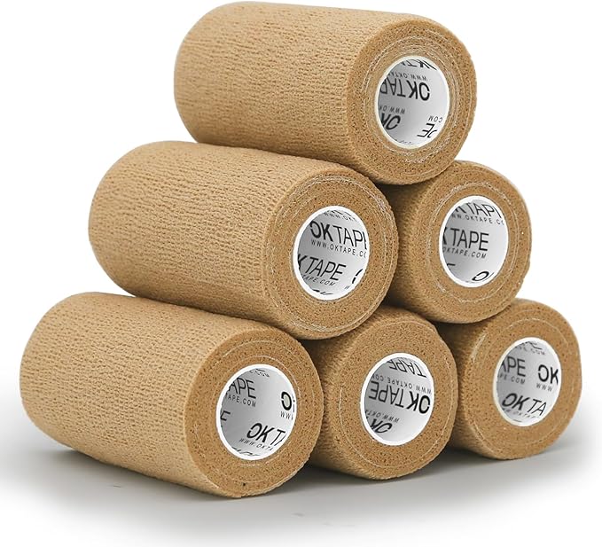 OK TAPE Self Adherent Cohesive Bandages Wrap by OKTAPE