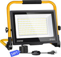 24000LM LED Work Light, 200W Ultra Brighter Flood Light by ISUERFY-BornforGlowParty