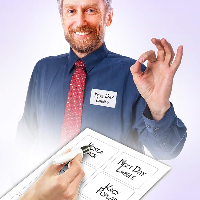NextDayLabels – 3-3/8" x 2-1/3" Rectangular Sticker Labels - Image 3
