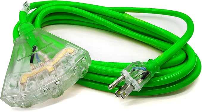 15 ft Outdoor Extension Cord Waterproof - Image 6