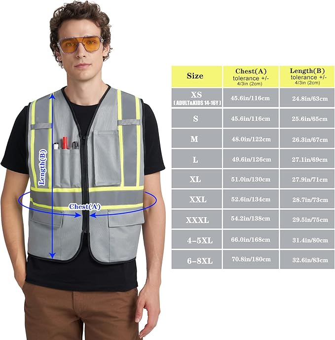A-KSAFETY High Visibility Safety Vest - Image 5