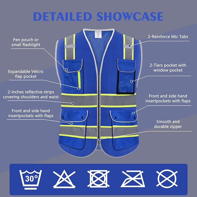 High Visibility Safety Vest - Image 3
