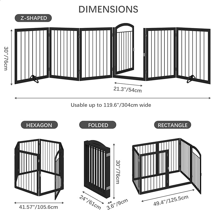 JSB 144-inch Extra Wide 30-inch Tall Dog gate - Image 5