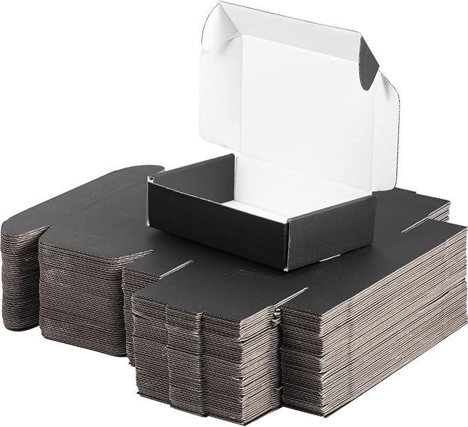 Spakon 50 Packs Shipping Boxes Cardboard Corrugated Mailer Packaging Boxes - Image 9