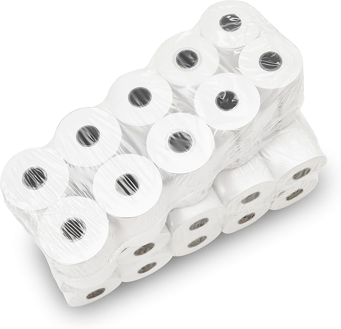 2 1/4 x 85 Thermal Paper Receipt Rolls 2.25 x 85 ft, POS/Cash Register - Image 2