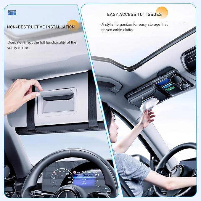 Tumecos Car Sun Visor Organizer - Image 6