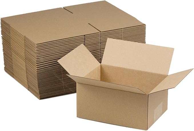 8x6x4 Inches Shipping Boxes Set of 40 by HESESOH