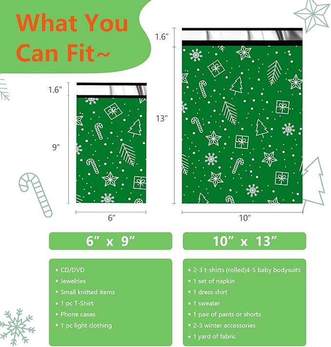 Poly Mailers 6x9 Inch 100 Pcs - Image 2