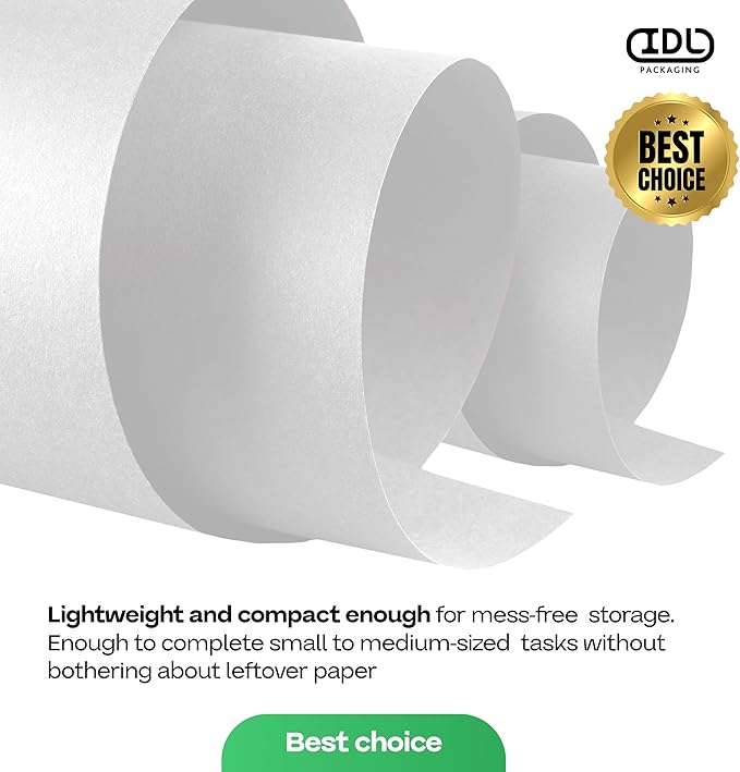White Kraft Paper Roll 24" x 1200" - Image 7