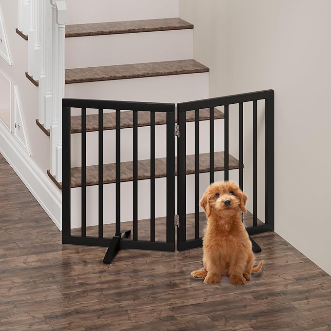 Dog Gate for Doorways, Foldable Dog Gate Indoor, Pet Gates for Doorways Bedroom - Image 7