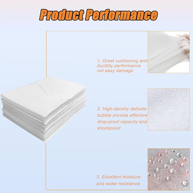 16'' x 20'' Large Cushion Foam Pouches, Cushioning Packing Foam Pouches - Image 3