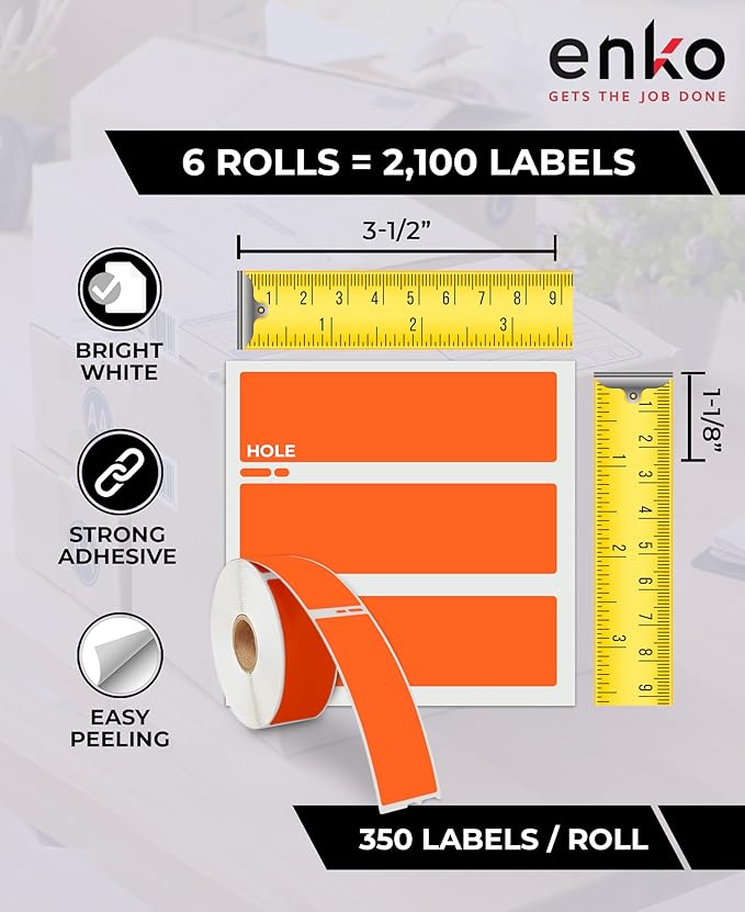 enKo Address, Shipping & Barcode Labels 30252 - Image 3