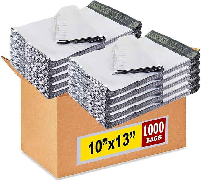 iMBAPrice 1000 10x13 White Poly MAILERS ENVELOPES Bags 10x13 by iMBAPrice