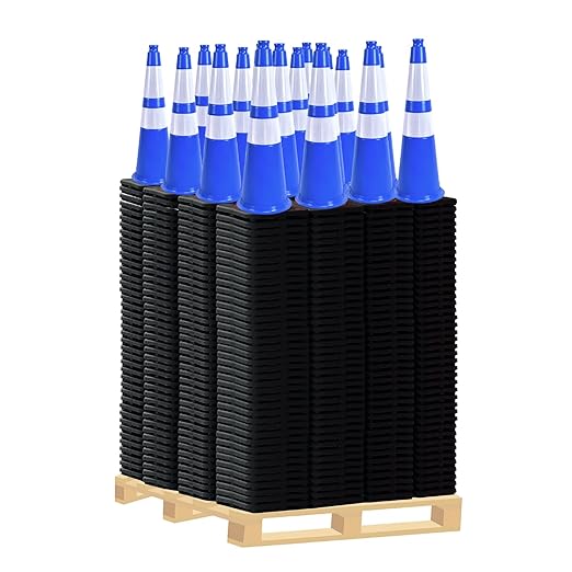 360 Pack 28" Blue Traffic Cones by OranclUS