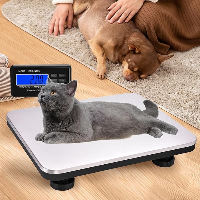 Shipping Scale 660lbs LCD Digital Postal Scale, Stainless Heavy Duty Postage - Image 5