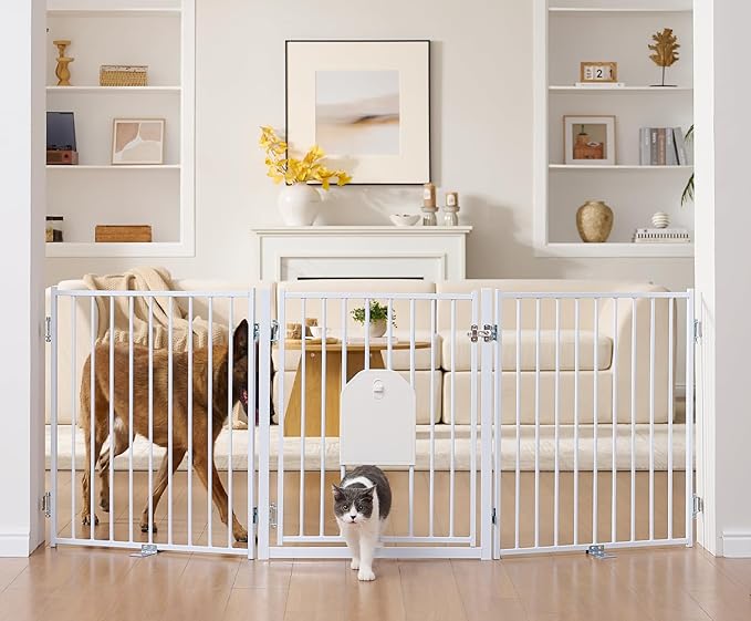 No Pawblems Free Standing Dog Gate by NoPawblems