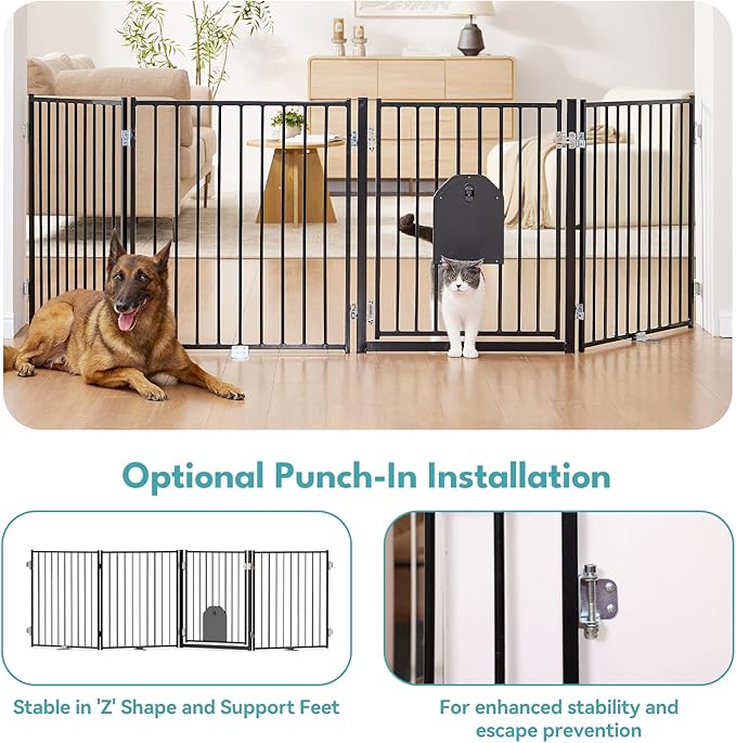 No Pawblems Free Standing Dog Gate - Image 6