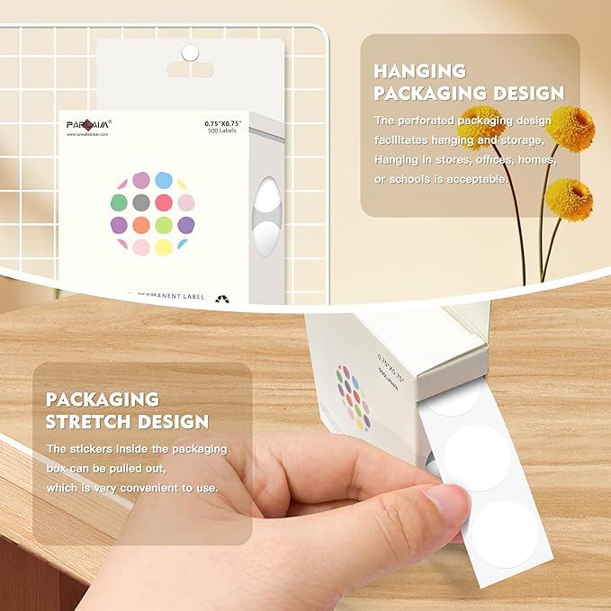 PARLAIM 3/4 Inch Color Coding Label Stickers - Image 7
