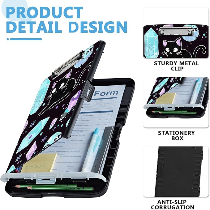 Pattern Design Clipboard with Storage - Image 2