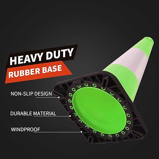 18" Traffic Safety Cones Road Cones, Construction Cone - Image 4