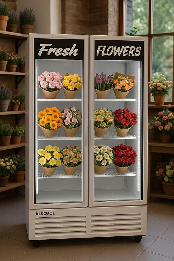 Commercial Flower Refrigerator Floral Display Cooler, ETLSanitation Approval - Image 2