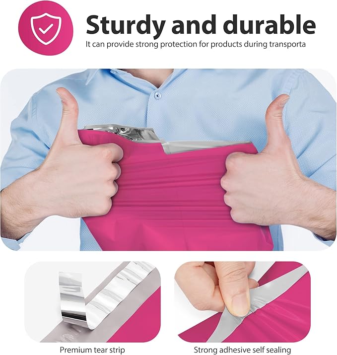 Fuxury Poly Mailers 12x15.5 Inch 500 Pcs, Bulk Shipping Bags - Image 4