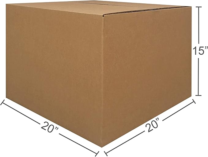 Amazon Basics Cardboard Moving and Storage Boxes, 12 Pack - Image 6