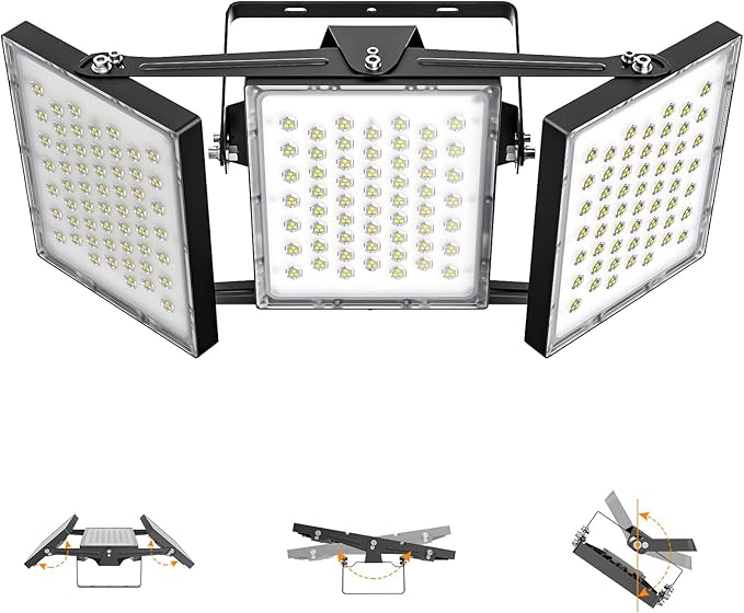 2025 Elite New Upgraded LED Flood Light Outdoor 300W 45000lm Stadium Flood by SOLLA