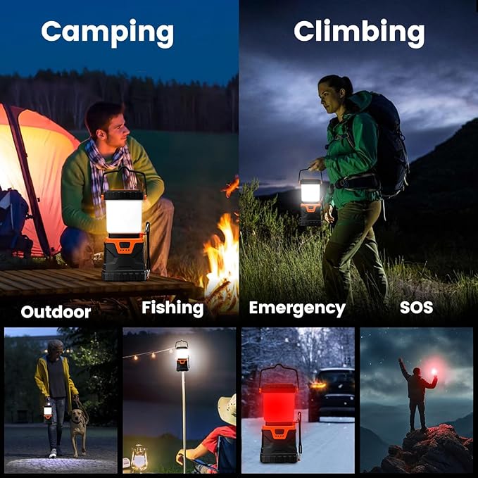 LED Camping Lantern Rechargeable, Portable - Image 6