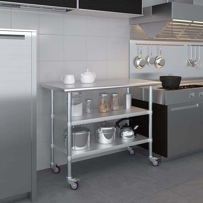 AmGood Stainless Steel Work Table - Image 9