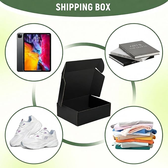 12"x9"x4" Shipping Boxes Set of 5 - Image 5