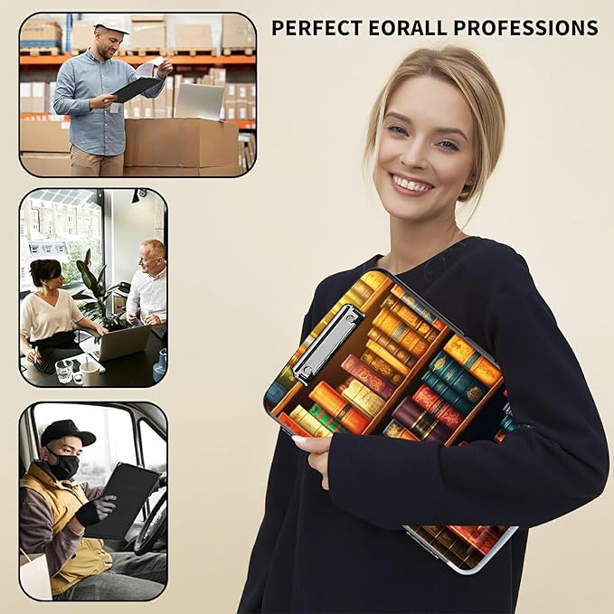 File Clipboard Storage with Pen Holder High Capacity Plastic Nursing Clipboards - Image 7