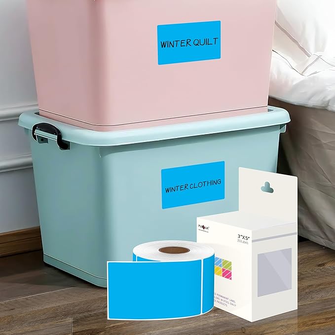 PARLAIM 3 X 5 Inch 4Rolls/1000 Per Roll Rectangle Inventory Color Coding Labels - Image 4