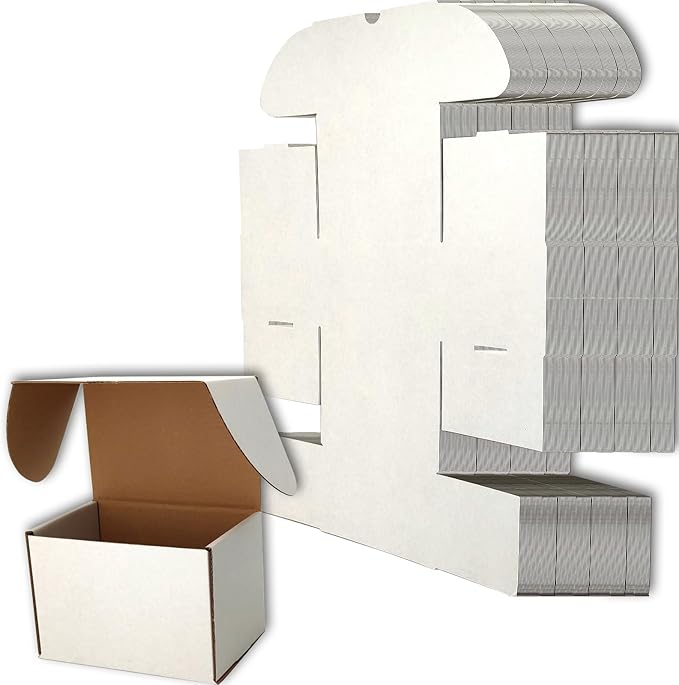 8x6x6 inches Small Shipping Boxes Set of 25 by Lmuze
