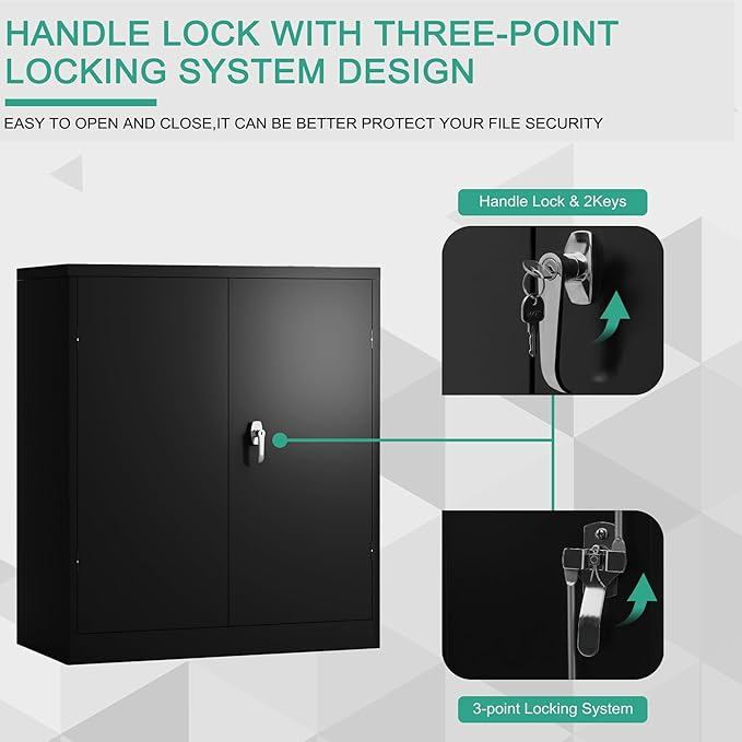 Locking Garage Storage Cabinet - Image 3