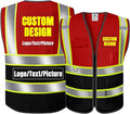 BeautyWill Custom Logo Safety Vest Class2 High Visibility Reflective Vest by BeautyWill