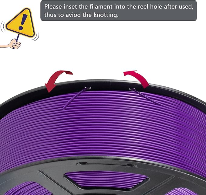 iSANMATE ASA Filament 1.75mm Purple 1KG, UV & Weather Resistant 3D Printer - Image 4